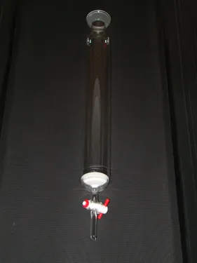 Fritted Chromatography Column, Socket Joint Picture