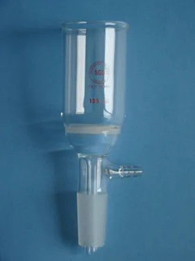 Fritted Buchner Funnel, Vacuum Take-Off Picture